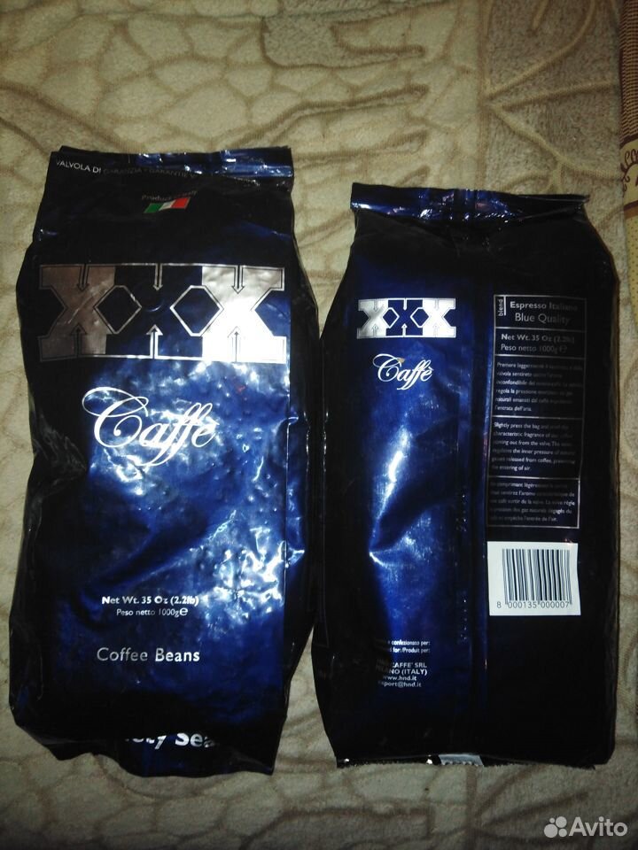 Caffe beans blue кофе в зернах 1 кг купить на Зозу.ру - фотография № 1