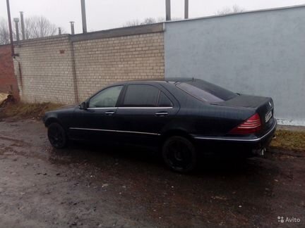 Mercedes-Benz S-класс 5.0 AT, 1999, седан, битый