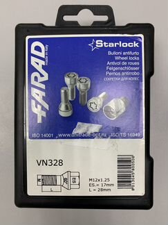 Болты-секретки farad (Starlock) VN328 новые для