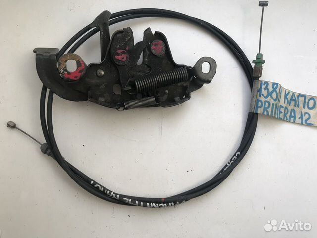 Замок и трос капота nissan primera