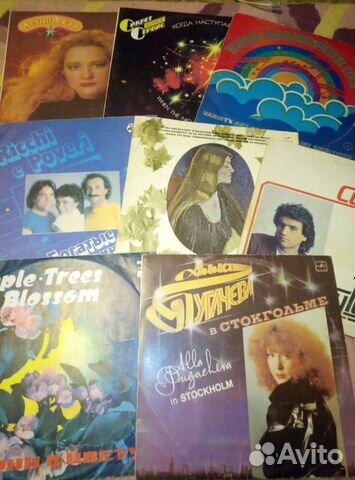 Винил пластинки разные