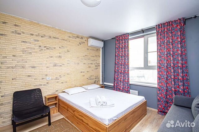 

Квартира-студия в апарт-отеле, 25 м², 2 кровати
