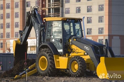 Экскаватор-погрузчик JCB3CX, John Deer (гидромолот Экскаватор-погрузчик JCB3CX, John Deer (гидромолот