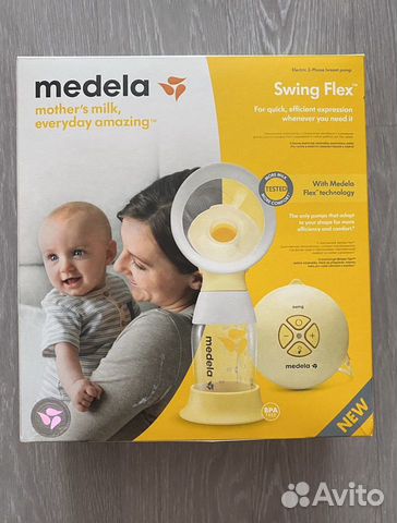 Молокоотсос электрический medela swing flex