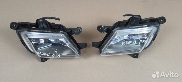Фара противотуманная Kia Rio 2, рестайлинг, 2009г