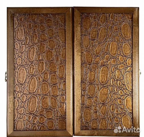 Нарды кожаные 40x40 в чехле