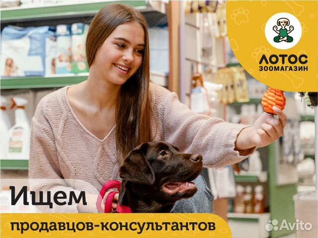 Продавец-консультант в зоомагазин