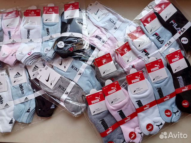 Носки Nike, Adidas, Puma, Reebok, fila