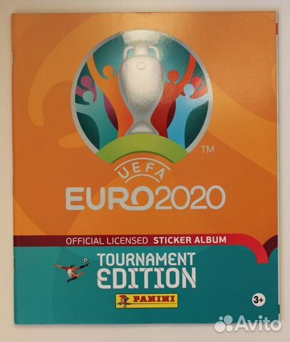 Альбом для наклеек Panini Чемпионат Европы 2020