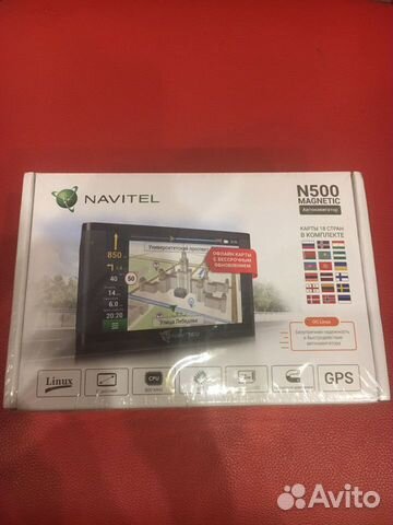 Новый GPS навигатор navitel N500 magnetic