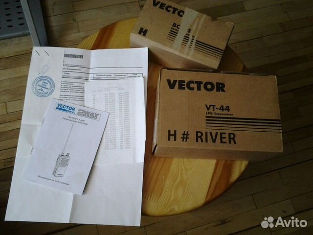 Рация vektor vt-44 H# river