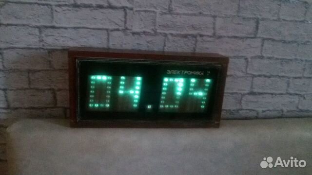 Часы электроника 7 1987г