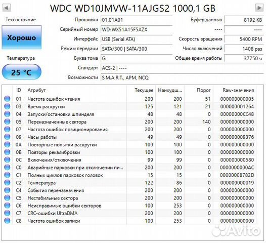 Внешний жесткий диск WD 1TB, 2TB