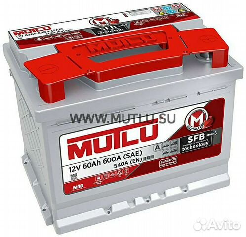 Аккумулятор автомобильный 60