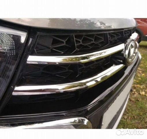 Хром Накладки решётки Веста