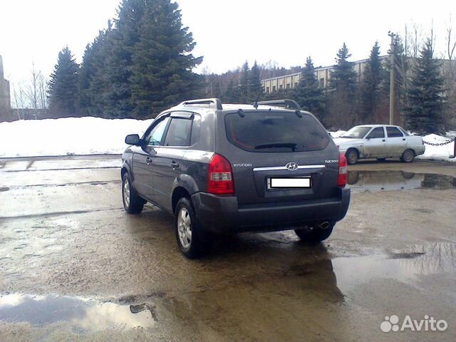 Hyundai Tucson 2.0 AT, 2007, битый, 107 000 км