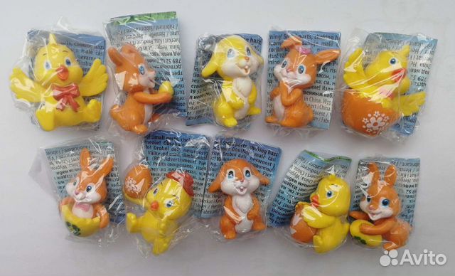 Киндер коллекция Зайцы цыплята Kidsworld