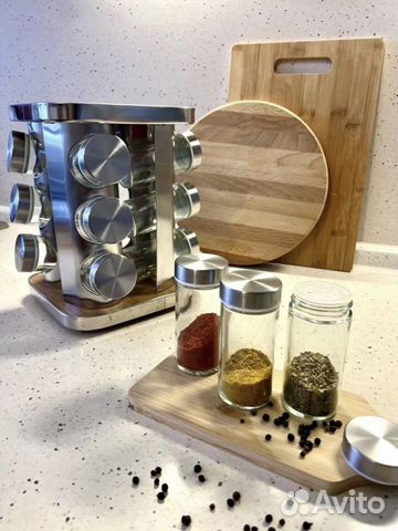 Набор для специй; емкости для специй на подставке
