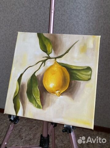 Картина лимон маслом