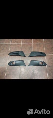 Заглушка в бампер окантовка птф WV Polo 10-14 седа