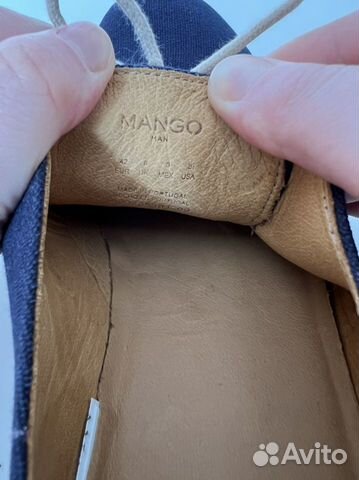 Топсайдеры мужские 42 mango man