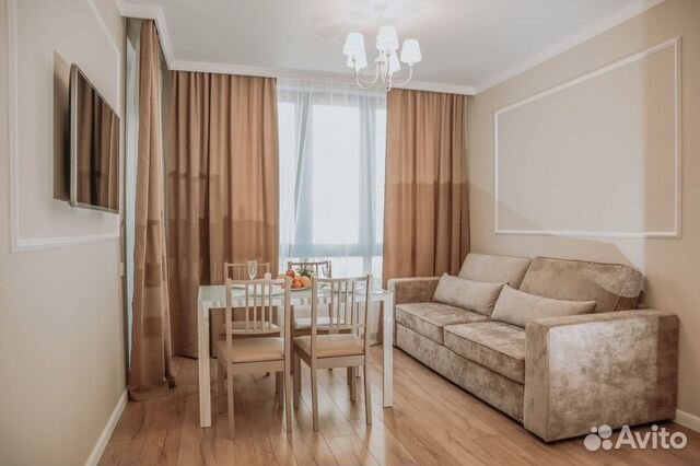 

1-к. квартира, 37 м², 2 кровати