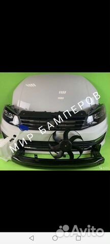 Бампер VW polo в цвет кузова