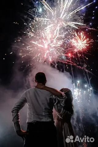 Фейерверк на свадьбу, свадебный салют, фонтаны шоу