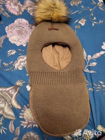 Шапка шлем зимняя