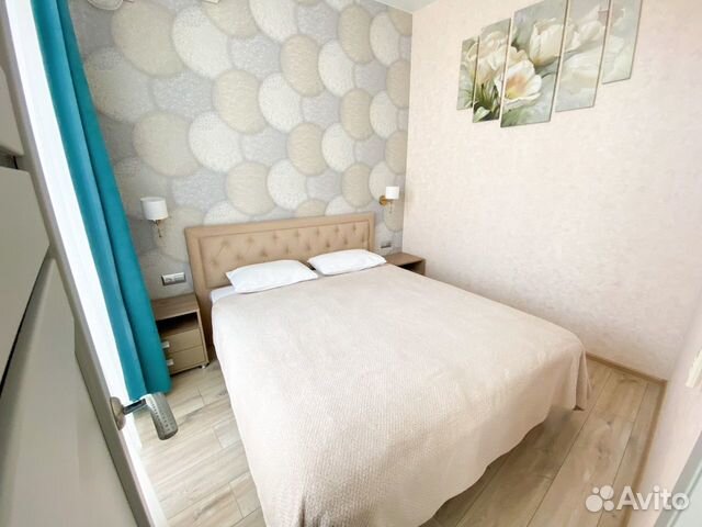 

1-к. квартира, 52 м², 2 кровати