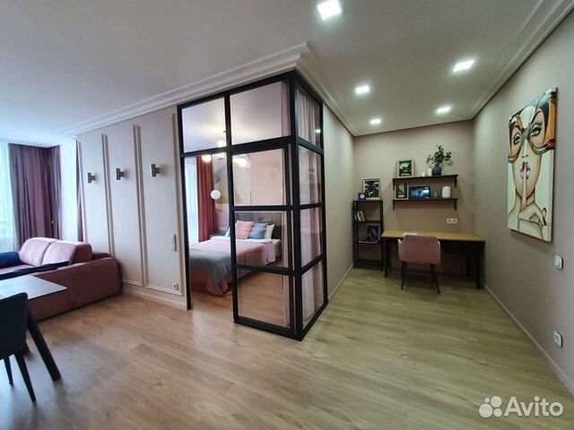 

Квартира-студия, 57 м², 2 кровати