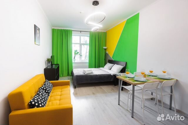 

Квартира-студия, 26 м², 2 кровати
