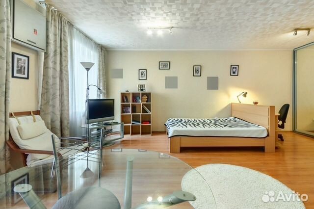 

Квартира-студия, 33 м², 2 кровати