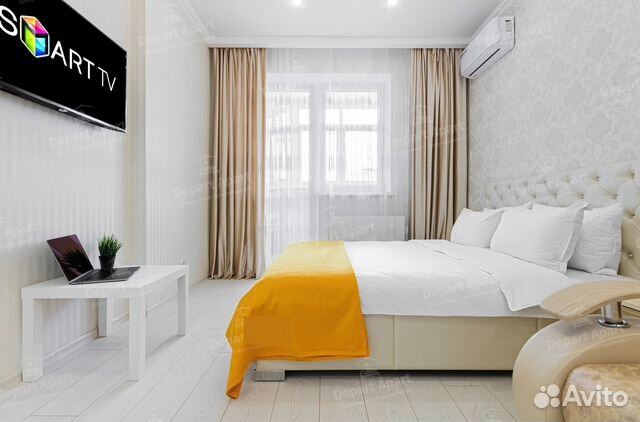

1-к. квартира, 45 м², 2 кровати