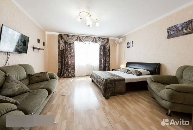 

1-к. квартира, 45 м², 2 кровати