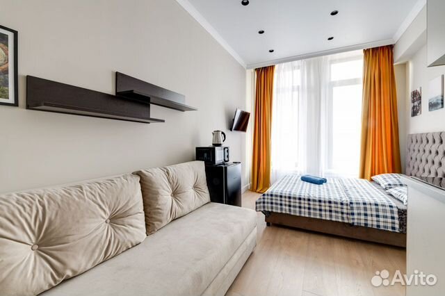 

Квартира-студия, 19 м², 2 кровати