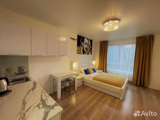 

Квартира-студия, 30 м², 1 кровать