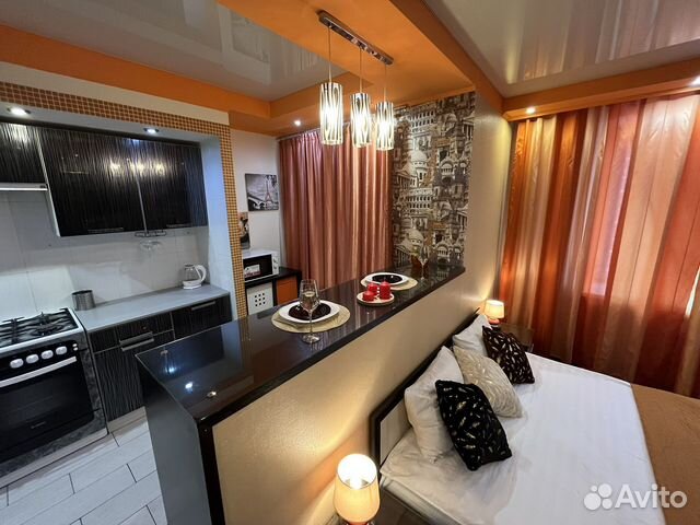 

Квартира-студия, 41 м², 2 кровати