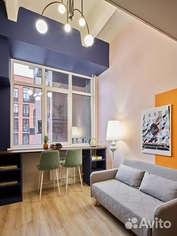 

Квартира-студия, 25 м², 2 кровати