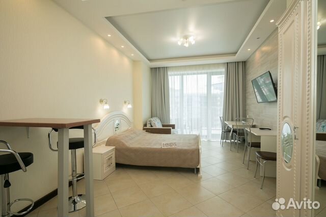 

Квартира-студия, 43 м², 2 кровати