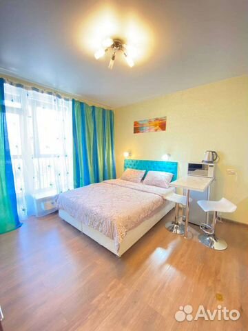 

Квартира-студия, 28 м², 1 кровать