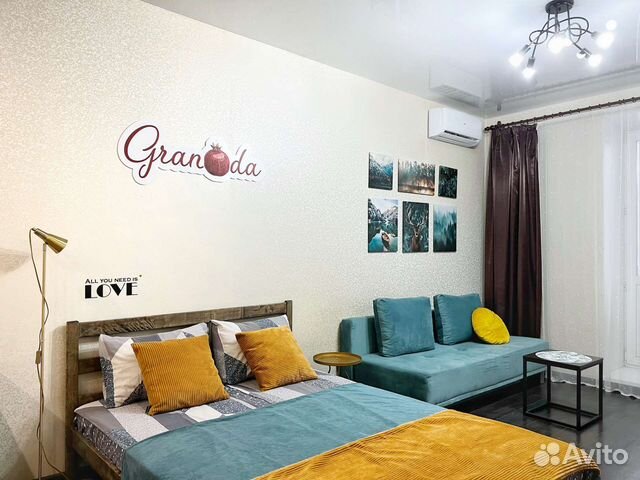 

Квартира-студия, 34 м², 2 кровати
