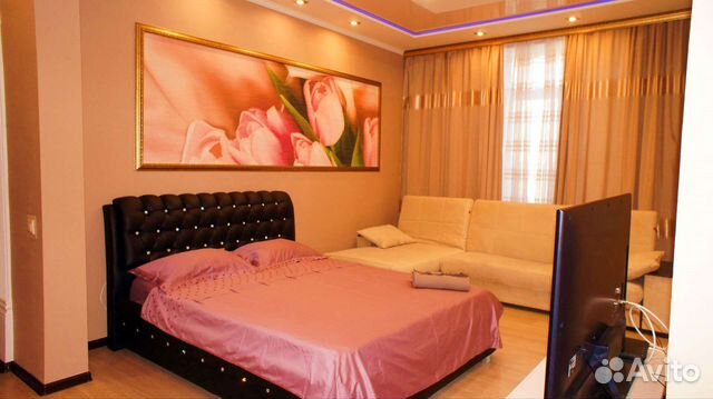 

1-к. квартира, 45 м², 2 кровати