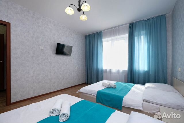 

1-к. квартира, 37 м², 2 кровати