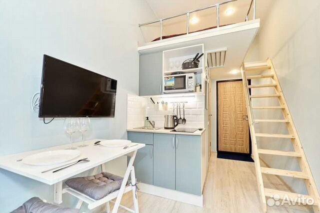 

Квартира-студия, 12 м², 2 кровати