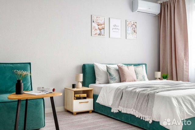 

1-к. квартира, 37 м², 2 кровати