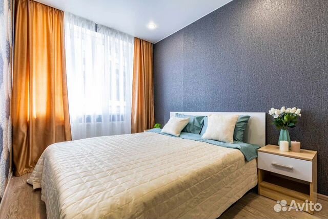 

1-к. квартира, 40 м², 2 кровати