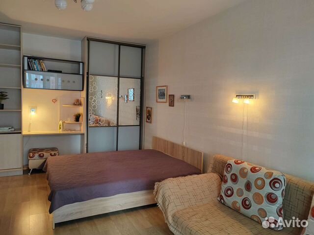

1-к. квартира, 52 м², 2 кровати