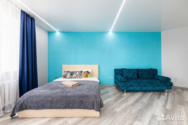 

Квартира-студия, 48 м², 2 кровати