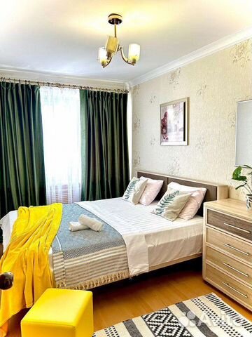 

1-к. квартира, 53 м², 2 кровати